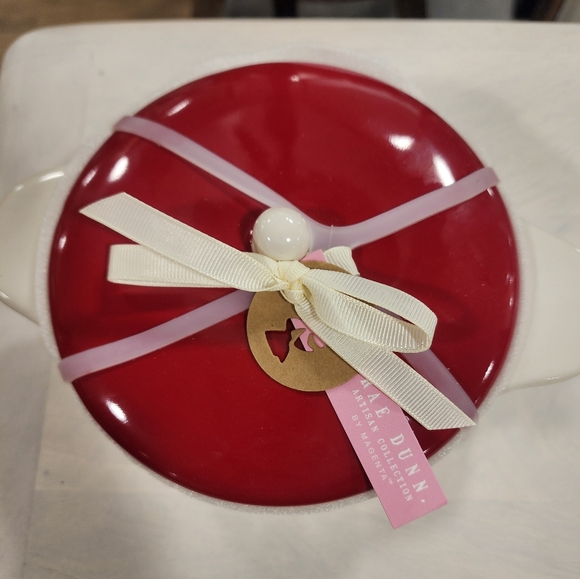 Rae Dunn Mini Brie Baker " Merry and Bright" - Picture 3 of 3